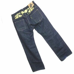 Back Channel バックチャンネル 13.5oz GHOST LION BAGGY DENIM ゴーストライオン バギー デニム L ジーンズ パンツ