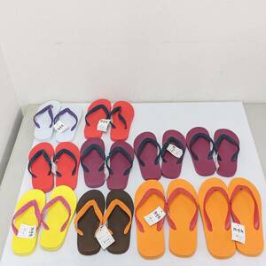 ●日本産 TSUKUMO SANDAL/ ツクモサンダル　ビーチサンダル　未使用　長期保管品　九十九　21cm　26cm　10足まとめ