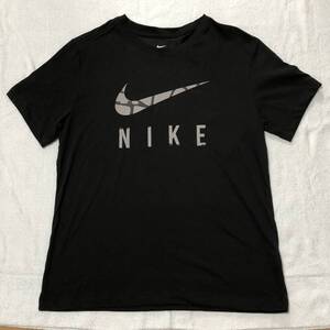 NIKE ランディヴィジョン Tシャツ 黒 ブラック M ナイキ ランニング ウェア Dri-Fit リフレクター DR7663-010