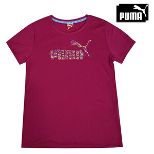 PUMA プーマ レディースＴシャツ【ディープピンク/M】新品！