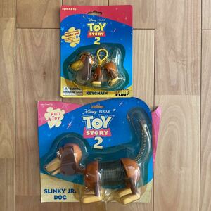 2000年 TOY STORY 2 トイストーリー 2 スリンキー ブリスター大小2体セット SLINKY Disney PIXAR ディズニーピクサー