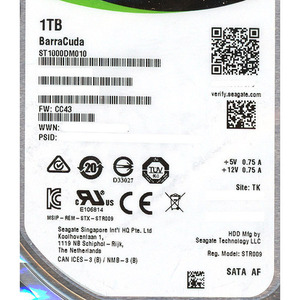 SEAGATE製HDD ST1000DM010 1TB SATA600 7200 [管理:1000005173]