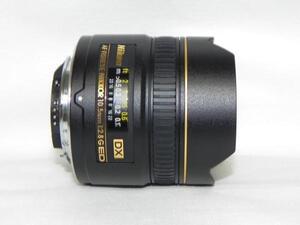 **中古良品　Nikon AF DX Fisheye 10.5mmF2.8Gレンズ(保証書有)