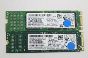 SAMSUNG MZ-NLN256C M2 Type2280 256GB 動作品 2個セット☆