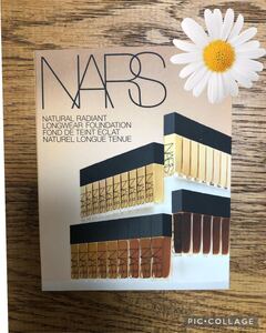 NARS ナーズ ナチュラルディアント　ロングウェア　ファンデーション 試供品　4色　メイク　化粧品　コスメ ホワイトデー