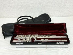 F509-T21-670 YAMAHA ヤマハ 楽器 YFL-311 フルート シルバー 銀製 管楽器 ハードケース有 音楽 ⑥