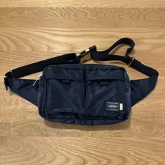 JJJJound x PORTER WAIST BAG Navy tanker