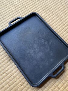 焼肉　鉄板 オイル焼き　角　トキワ サイズ　250×300×H22mm 17枚あります　複数枚購入の場合はこちらからお願いします