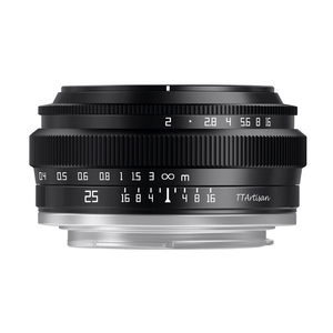 銘匠光学 TTArtisan 25mm f/2 C マイクロフォーサーズマウント APS-C対応 単焦点レンズ MFT 標準 オリンパス レンズ