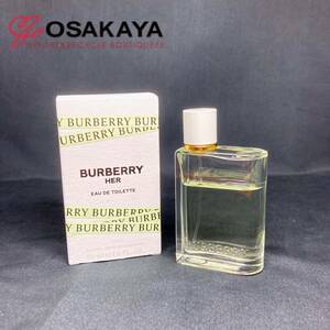 中古 BURBERRY バーバリー ハー オードトワレ 50ml レディース 香水 フレグランス ピオニー グリーンペアー ローズ ムスク 