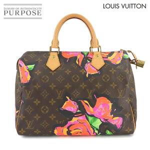 ルイ ヴィトン LOUIS VUITTON モノグラム ローズ スピーディ 30 ハンド バッグ ブラウン ピンク M48610 Monogram Rose Speedy 30 90238376