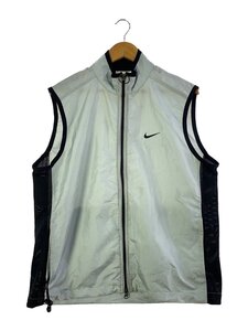 NIKE◆ナイロンベスト/XL/ナイロン/GRY