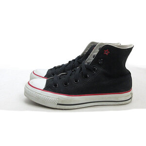 k■【23.5cm】コンバース/CONVERSE オールスター ALL STAR キャンバススニーカーHI/黒/LADIES■38【中古】