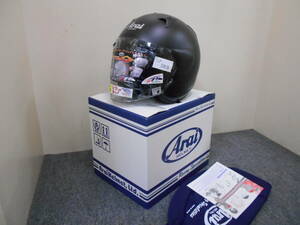 新品／Arai　SZ-G　フラットブラック　XLサイズ　61-62cm　フラット黒　ジェットヘルメット　アライ