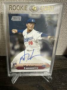 2024 TOPPS STADIUM CLUB ロサンゼルス・ドジャース　山本由伸 直筆サインカード