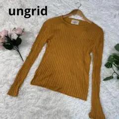 ungrid アングリッド　ロンT 長袖　オーク色　F