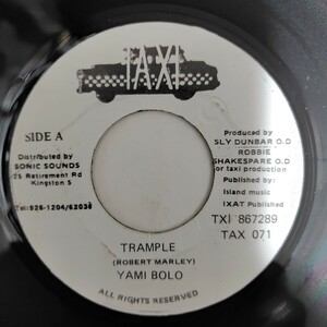 YAMI BOLO／TRAMPLE アナログ盤7インチシングルレコード