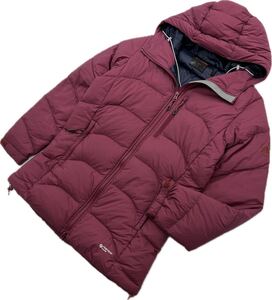 MAMMUT ☆ Xeron in Hooded Jacket ダウンジャケット パーカー エンジ バーガンディ レディース S 登山 アウトドア 人気 マムート■CE308