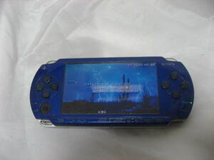 PSP プレイステーション・ポータブル ブルー PSP-1000 本体のみ 動作品