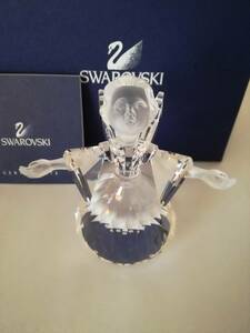 【美品】レア★スワロフスキー/Swarovski★廃盤品★「天使」194761/エンジェル/ANGEL★★置物/オブジェ　天使置物　※純正箱付き★★