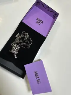 ANNA SUI ネックレス　帽子　ウサギ　ハート　ロングネックレス