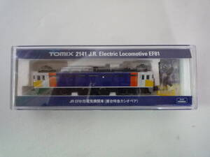 TOMIX 2141 JR EF81形電気機関車(寝台特急カシオペア）