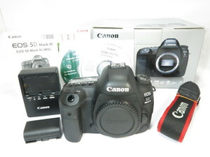 Canon EOS 5D MarkIV ボディー フルサイズ キヤノン 元箱付き [管CN3095]