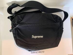 【中古品】SS11 Supreme Shoulder Messenger Bag Black Cordura fabric large vintage Rare 2011　