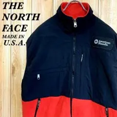 『希少90s』USA製 THE NORTH FACE デナリベスト 企業ロゴ L