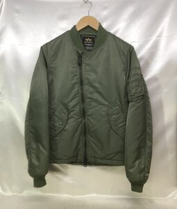 ALPHA INDUSTRIES×nikoand 別注 コラボ アルファ×ニコアンド MA-1 ミリタリー ブルゾン MA-1RDS サイズ：S カラー：カーキ