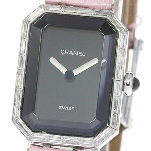 シャネル CHANEL H0096 プルミエール K18WG ダイヤベゼル クォーツ レディース 保証書付き_790914【ev10】