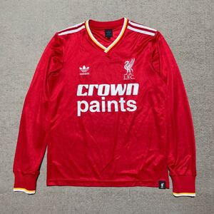 adidas originals アディダス 復刻 Liverpool リバプール 85/86 home #7 レプリカ 長袖 ユニフォーム シャツ S オールド レトロ