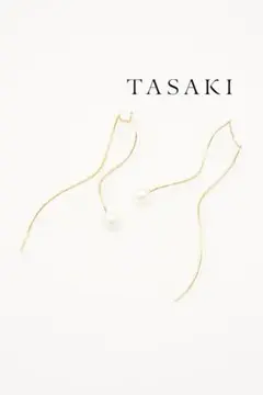 TASAKI タサキ アコヤパール & 750YG ゴールド バランス ピアス