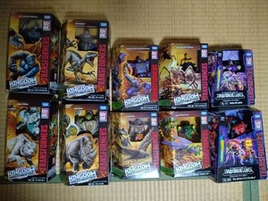 【1円〜】トランスフォーマーキングダム・レガシー　ビーストウォーズリメイク12体セット　オプティマスプライマル　ダイノボット　他