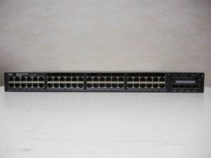 《》【中古】Cisco WS-C3650-48TS-E Catalyst 3650シリーズ ipservicesk9 電源二重 初期化