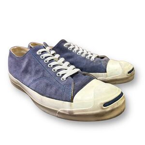 converse JACK PURCELL SUEDE コンバース　ジャックパーセル USA製　90s スエード ネイビー　ビンテージ サイズUS10 28.5cmくらい　