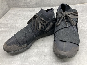 U1c Y-3 ヨウジヤマモト アディダス スニーカー靴 26.5㎝ 中古現状品 ブラック メンズ