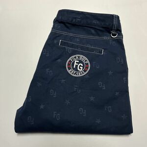 FILA GOLF フィラゴルフ ストレッチパンツ ゴルフパンツ 総柄 90