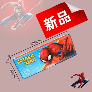 ★新品★スパイダーマン 筆箱 ペンケース 小学生 両面開き 多機能 ペン削り