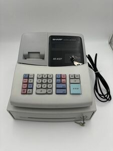 M679　SHARP　シャープ　電子レジスター　XE-A127-H　店舗用品　通電確認済　