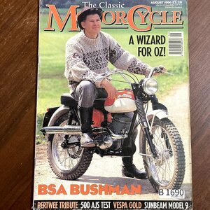 B1690 1996　 「The Classic MOTOR CYCLE」クラシックモーターサイクル 英国　旧車雑誌　英国車 古本　雑誌 旧車　ビンテージ　自動車