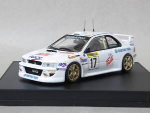 1/43 スバル インプレッサ WRC #17 G.パニッツィ モンテカルロラリー 1999