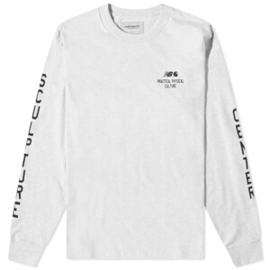 Carhartt WIP × New Balance Sculpture center L/S t-shirt 希少 ニューバランス カーハート 長袖 Tシャツ 新品 未使用 ロンT 送料無料 M