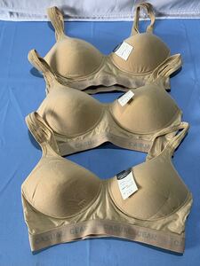 未使用　シンプル＆フィット　ブラジャー　素肌感覚　ベージュ　L 3点セット