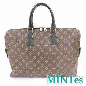 Louis Vuitton ルイヴィトン M40868 ポルトドキュマン ジュール ビジネスバッグ モノグラム・マカサー ブラウン×ノワール キャンバス