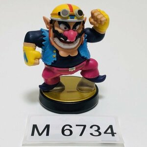 M6734 ●中古 美品 即決●amiibo ワリオ (アミーボ 大乱闘スマッシュブラザーズ) ●Super Smash Bros Series / Wario