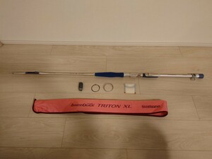 シマノ SHIMANO TRITON XL 20-330T SHIMANO トライトン 中通し 船竿 インターガイド 希少♪ 超美品 ほぼ未使用品