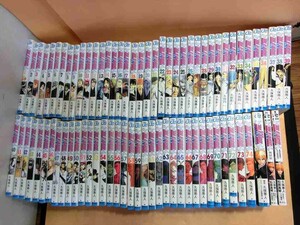 T【シ6-24】【140サイズ】未検品/BLEACH ブリーチ 全巻 1～74巻＋3冊セット/久保帯人/漫画 コミック/※傷・汚れ有