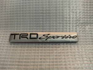 【ゆうパケット送料込】TRD Sportivo(TRDスポルティーボ)　エンブレムプレート　縦1cm×横7cm×厚さ1ｍｍ　TOYOTA TRD 