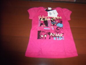 新品　ANAP 　アナップ　半袖　Ｔシャツ　サイズ110　ピンク　クリックポスト発送可　切手可